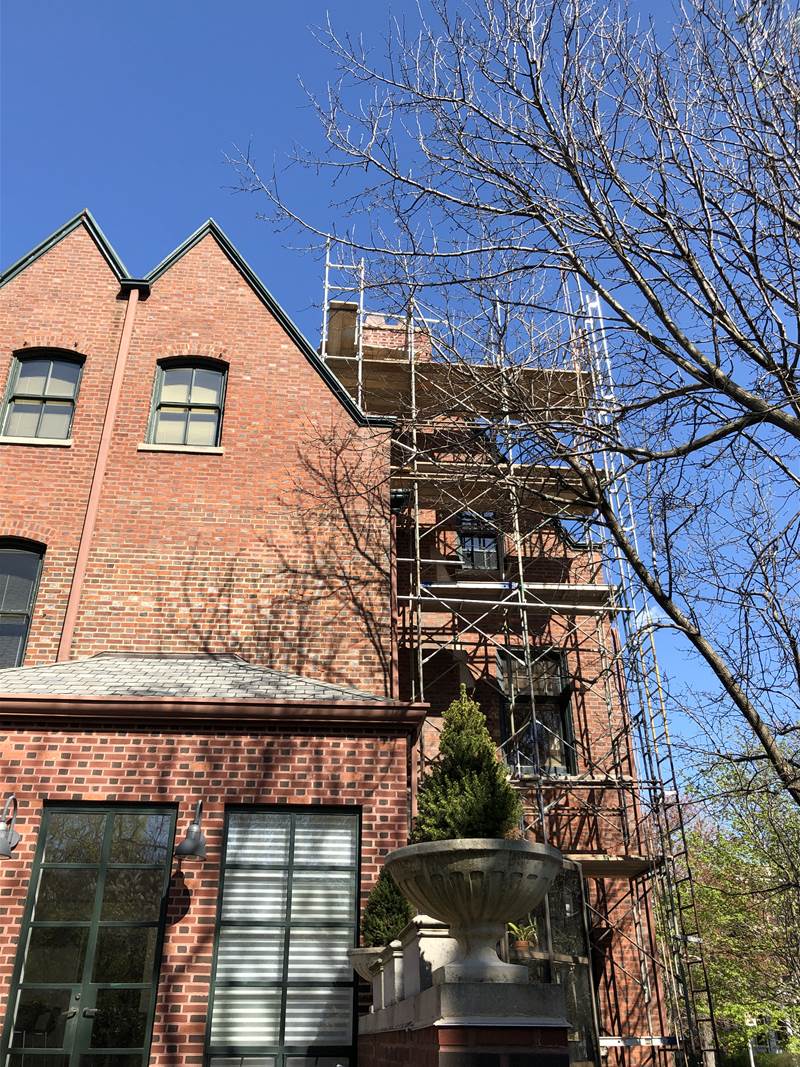 front brick repair Chicago project