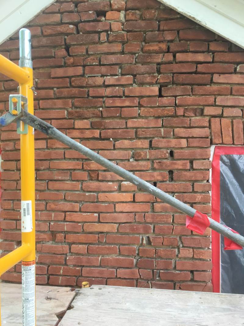 red brick restoration Chicago project